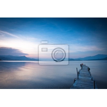 Фотообои - Мостик на озере