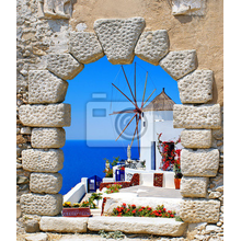 Фотообои - Греческое арочное окно