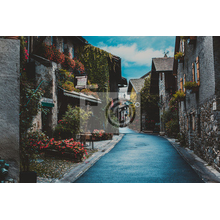 Фотообои - Красивая темная улица