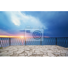 Фотообои — Вид с балкона на море