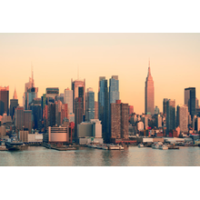 Фотообои с рассветом в Нью-Йорке