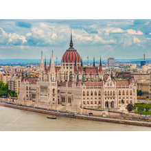 Фотообои с видом на Будапешт