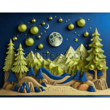 Дизайнерские 3D Фотообои с лесом