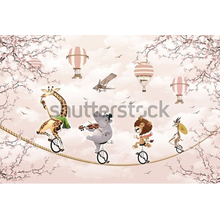 Детские обои с животными