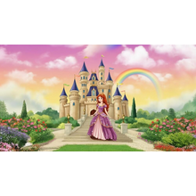 Принцесса и замок (обои для девочки)