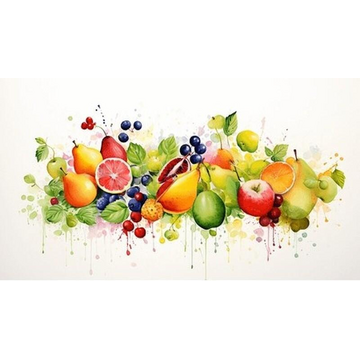 Обои для кухни «Фрукты и овощи» (рисунок).