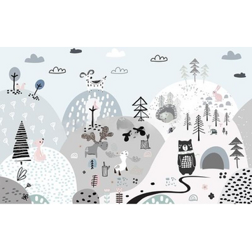 Обои для стен в детскую «Сказочная страна»