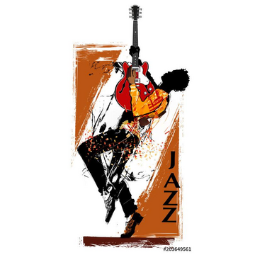 «Jazz» (рисунок, музыкальная тематика).