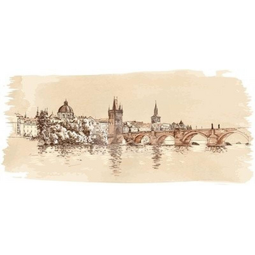 Арт-обои — Панорама города Прага