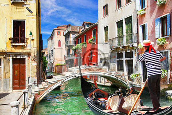Фотообои на стену — Венецианский мост артикул 10007520