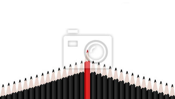 Фотообои - Красный карандаш артикул 10007600