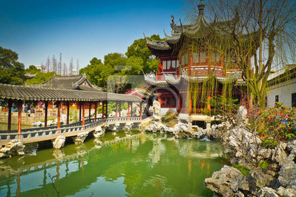 Фотообои с китайским садом артикул 10000368