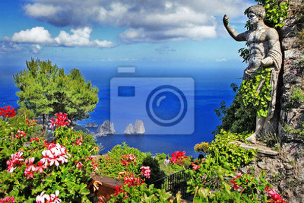Фотообои — Вид на море с острова Капри артикул 10001321
