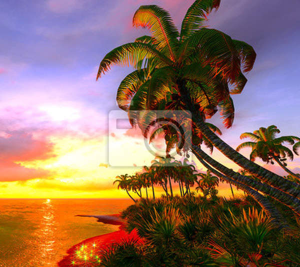 Фотообои - Гавайский рай артикул 10001222