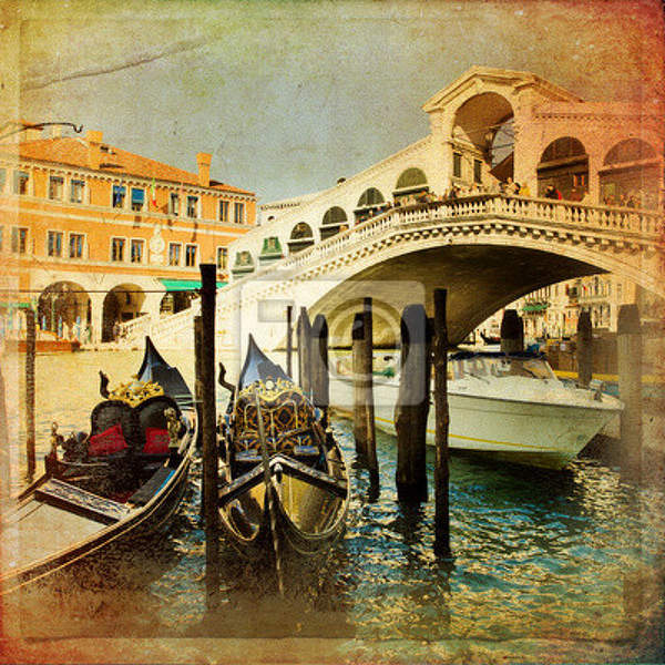 Фотообои - Венецианский мост Риальто артикул 10001343