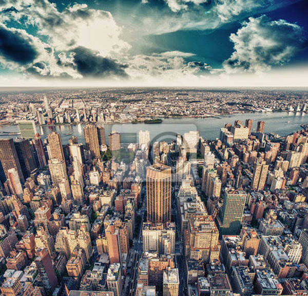 Фотообои - вид с высоты на Нью-Йорк артикул 10001311
