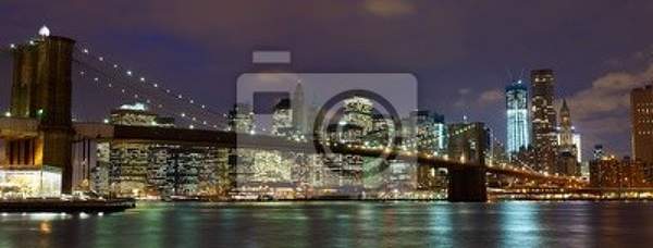 Фотообои с Бруклинским мостом - панорама артикул 10000743