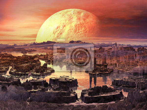 Фотообои - Рассвет на марсе артикул 10000972