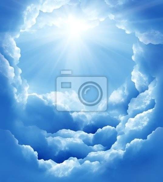 Фотообои фантастическим небом и облаками артикул 10001373