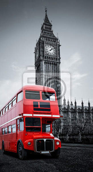 Фотообои - Лондонский автобус артикул 10007760