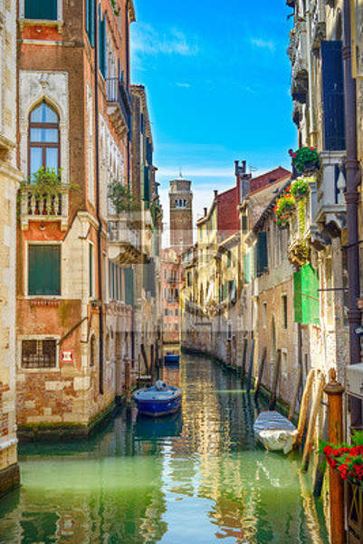 Фотообои с живописным венецианским каналом артикул 10001472