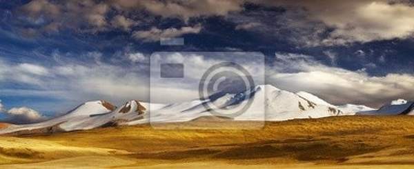 Фотообои на стену - пейзаж "Снежные вершины" артикул 10001720