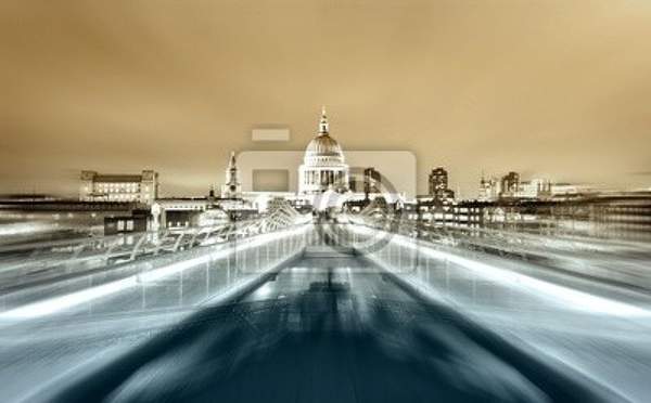 Фотообои — Мост Миллениум в Лондоне артикул 10001686