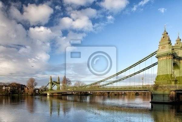 Фотообои — Хаммерсмит мост через реку Темзу в Лондоне артикул 10002057
