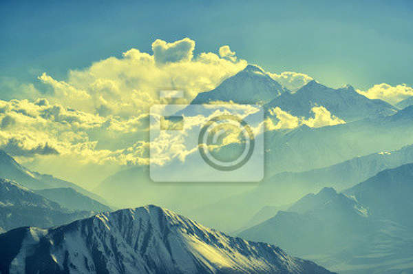 Фотообои - Облака в горах артикул 10003010