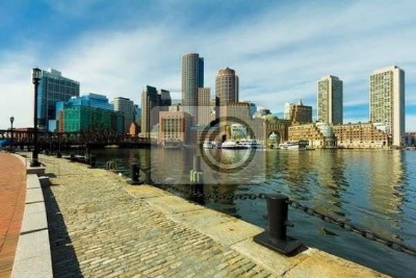 Фотообои "Вид с набережной Бостона" артикул 10002472