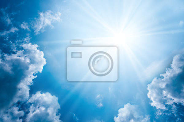 Фотообои - Солнце на небе артикул 10004144