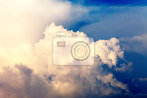 Фотообои с синим небом и облаками артикул 10004131