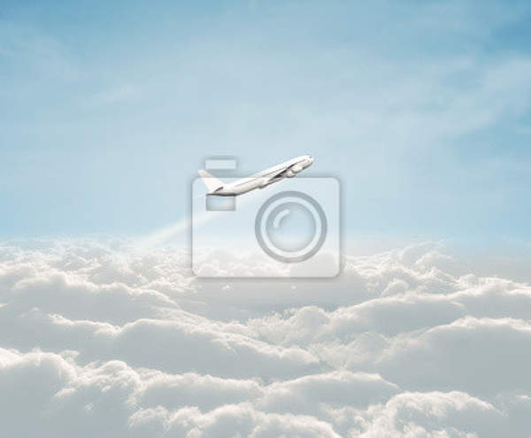 Фотообои - Самолет выше облаков артикул 10004135