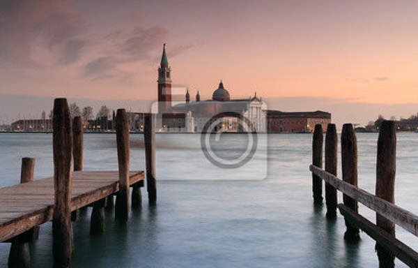 Фотообои - Венецианский пейзаж на закате артикул 10003947