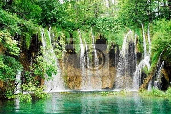 Фотообои - Водопад в Хорватии артикул 10003296