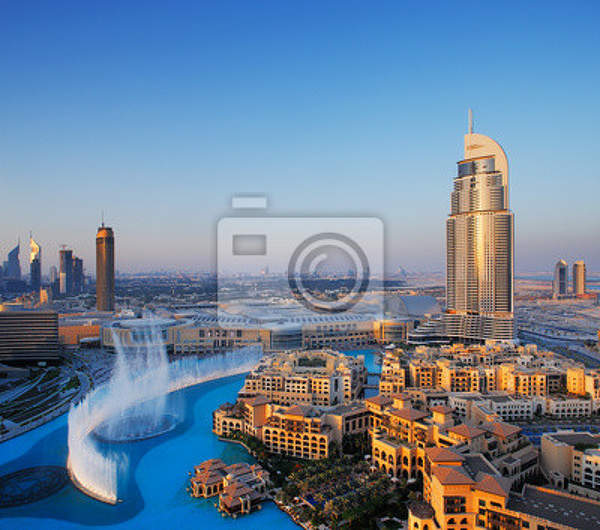 Фотообои - Вид сверух на Дубай артикул 10004497