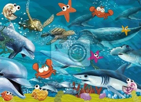 Детские фотообои - Коралловый риф артикул 10004741