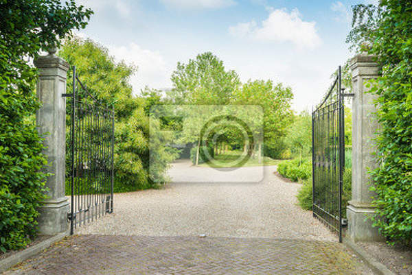 Фотообои - Ворота в зеленый сад артикул 10004508