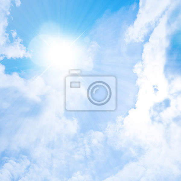 Фотообои - Облака и голубое небо артикул 10004337