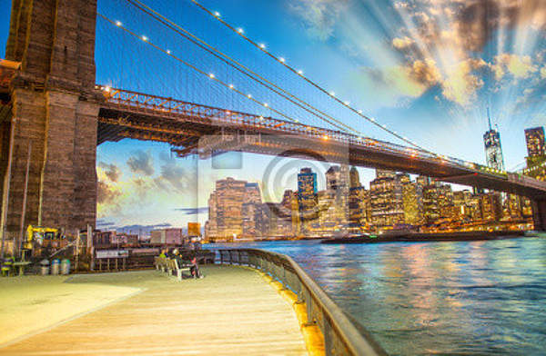 Фотообои - Бруклинский мост артикул 10005804