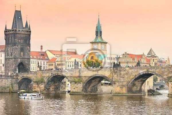 Фотообои на стену — Мост в Праге артикул 10005404