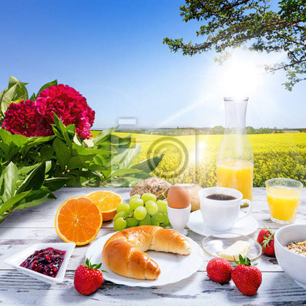 Фотообои - Завтрак на природе артикул 10005379
