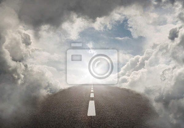 Фотообои - Дорога в облаках артикул 10006788