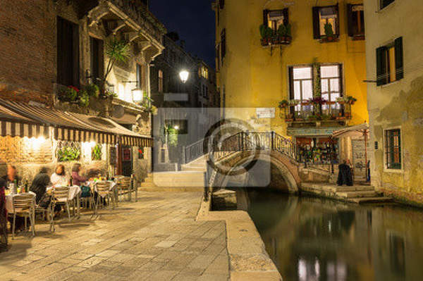 Фотообои - Ночная Венеция артикул 10006709