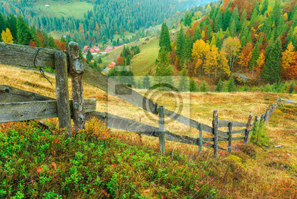 Фотообои - Осень в Трансильвании артикул 10008114