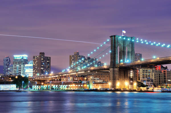 Фотообои — Знаменитый мост Нью-Йорка артикул 10000662