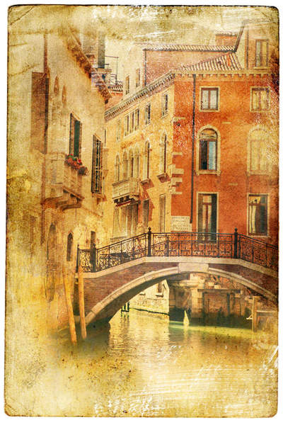 Фотообои - Винтажная Венеция артикул 10005550