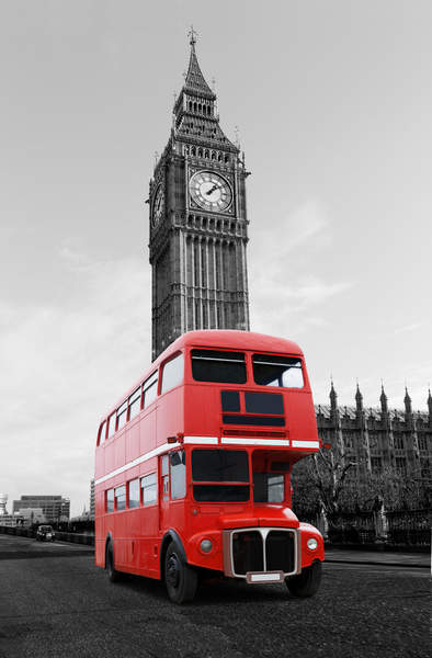Фотообои - Лондонский автобус артикул 10008164