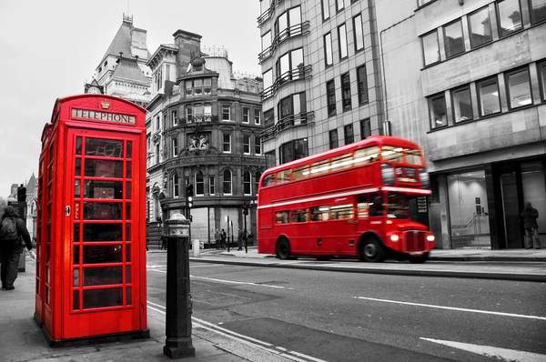 Фотообои с улицей в Лондоне артикул 10000492