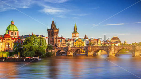 Фотообои "Карлов мост в Праге" артикул 10008989